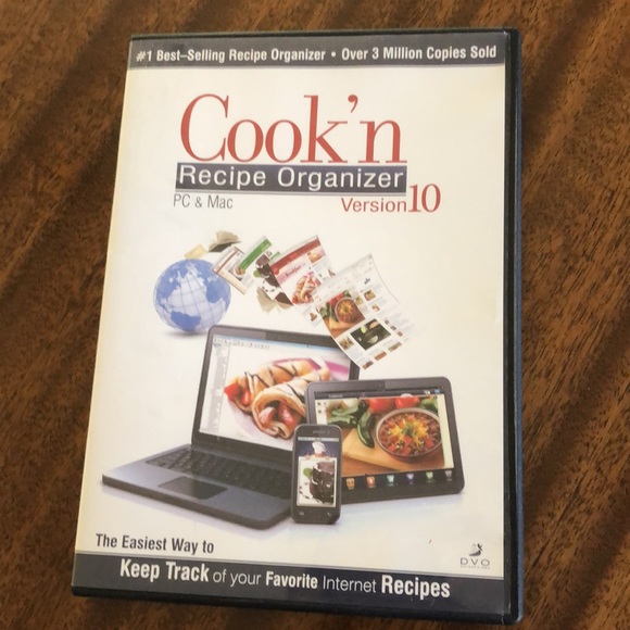 Cook “n recipe organizer for PC& Mac version 10 DVD - Picture 2 of 12